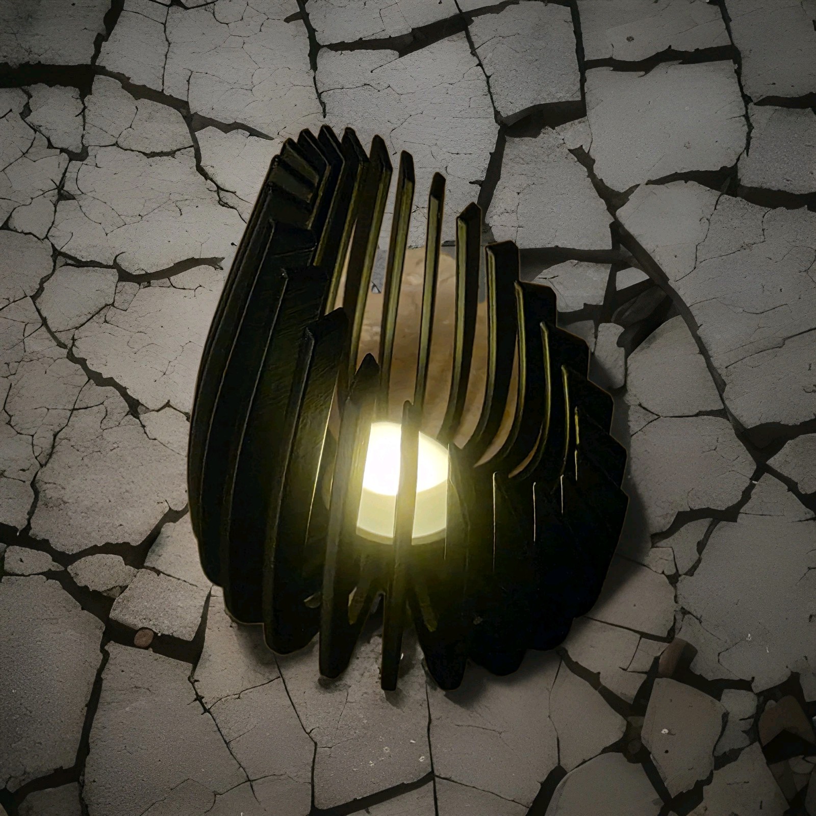 Art Deco Modern Spiral Tea Light