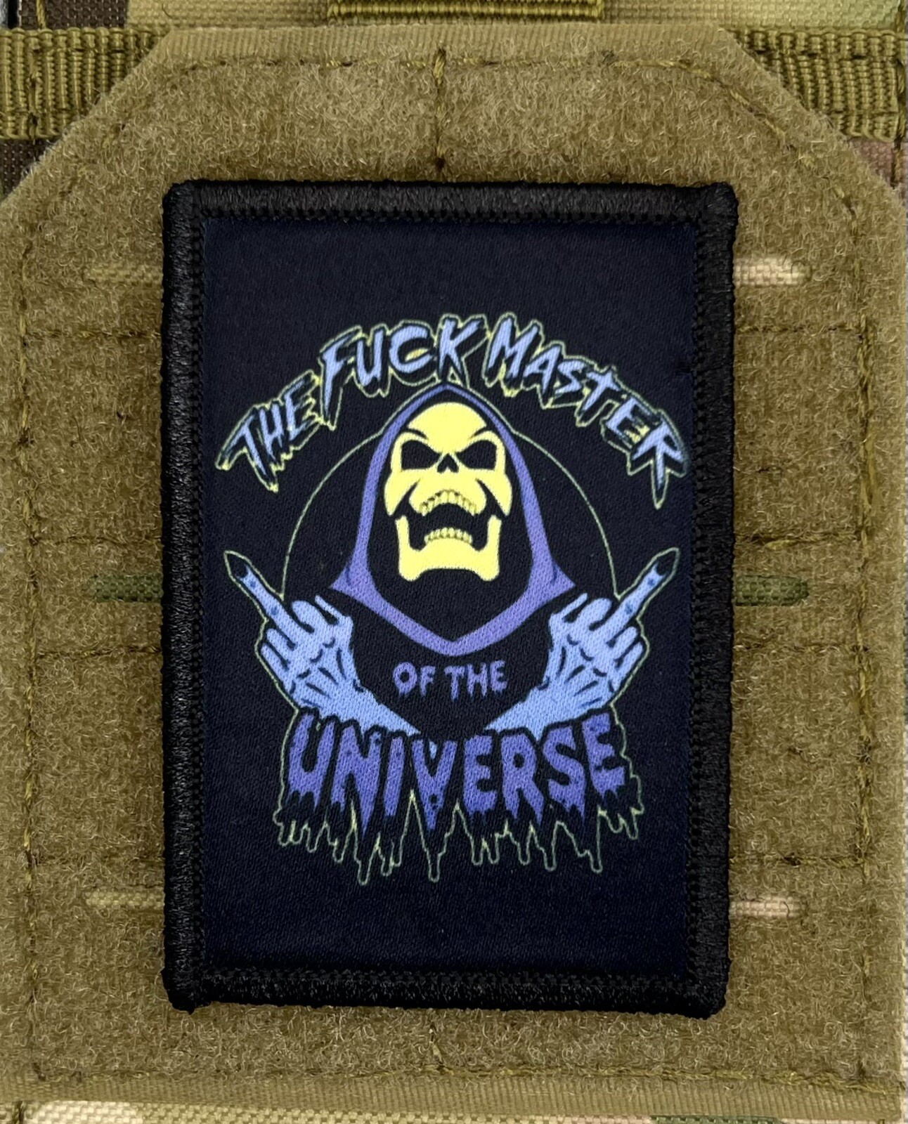 He-Man Skeletor Master Of The Universe Morale Patch / Military Tactical Hook 651