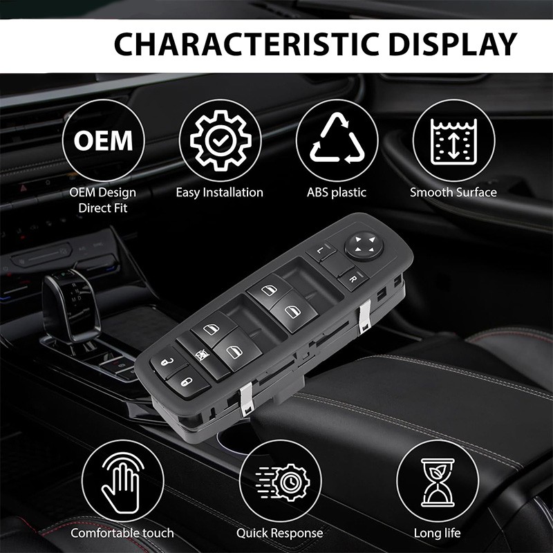 New Front Left Power Window Switch for Dodge Grand Caravan Chrysler Town&Country