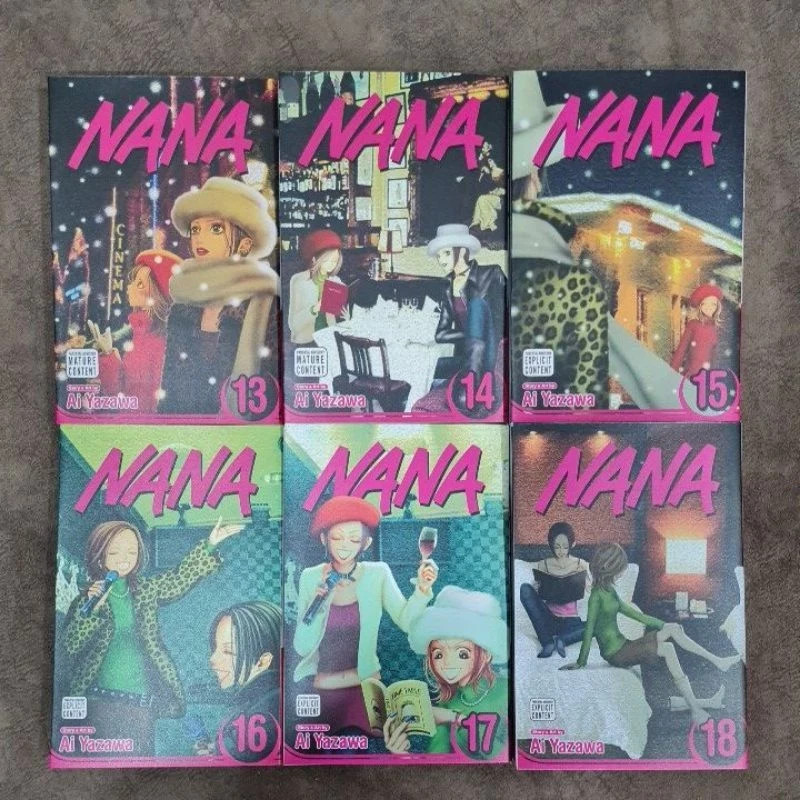 NANA Vol. 1-21Manga English Version Comic Book Series (LOOSE SET)