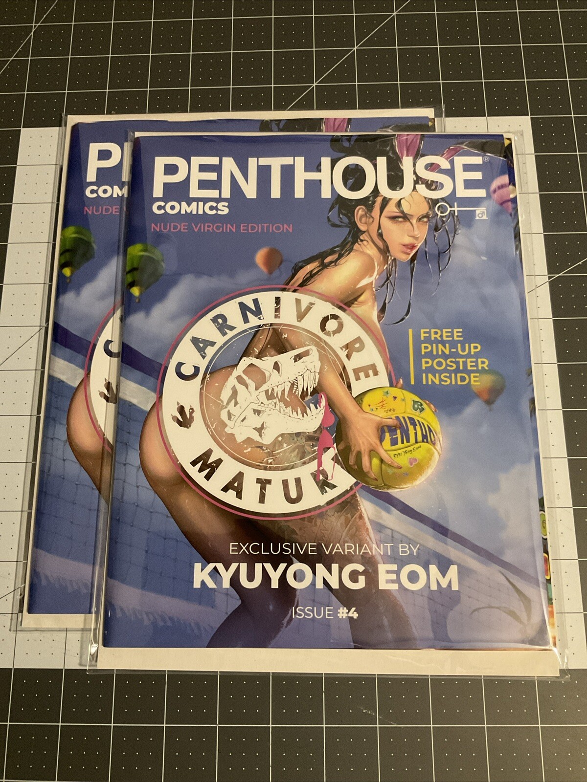PENTHOUSE COMICS #4 KYUYONG EOM NUDE VIRGIN VARIANT LIMITED TO 300 COPIES COA