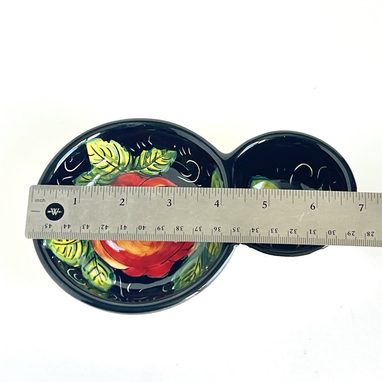 Small Appetizer Set Handmade Spain Ceramic 7” Grazia Positano Tomato Design