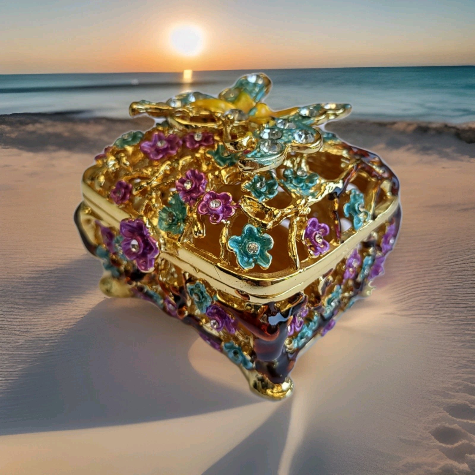 Butterfly Trinket Box