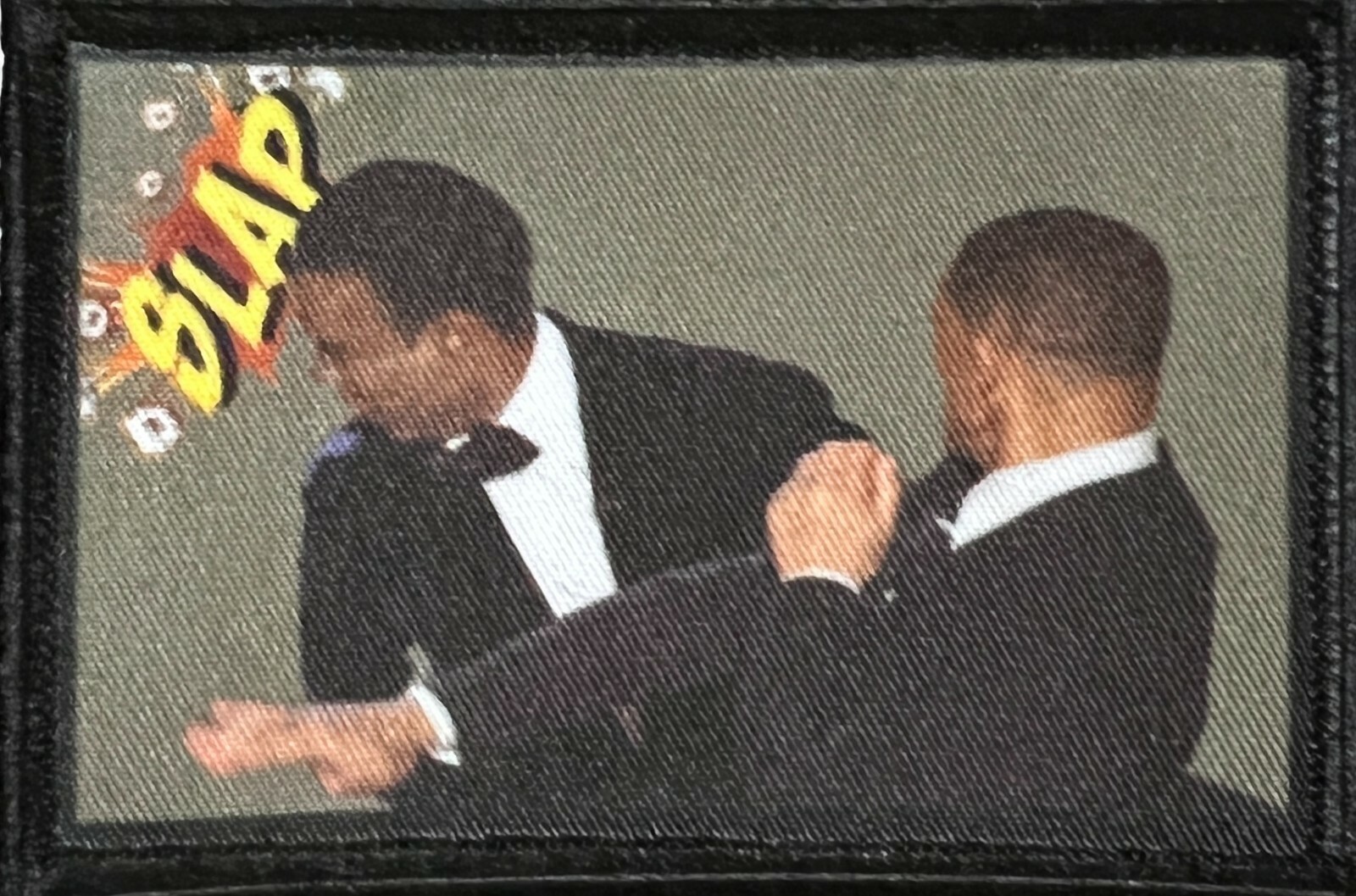 Will Smith SLAP Morale Patch Funny Tactical Military USA Hook Army