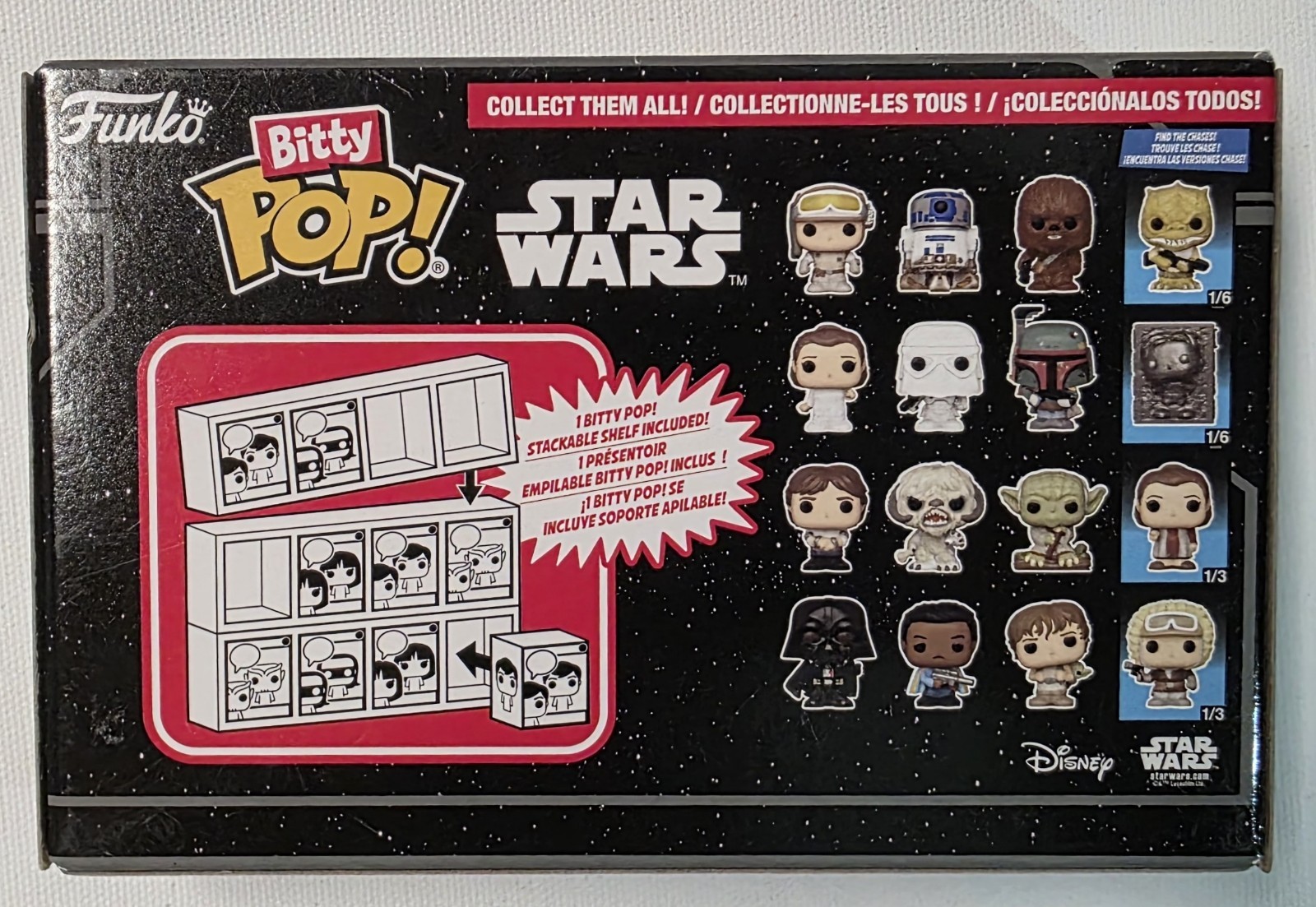 Funko Bitty Pop: Star Wars 4 Pack * Han Solo Carbonite 1/6 Chase * FREE SHIPPING