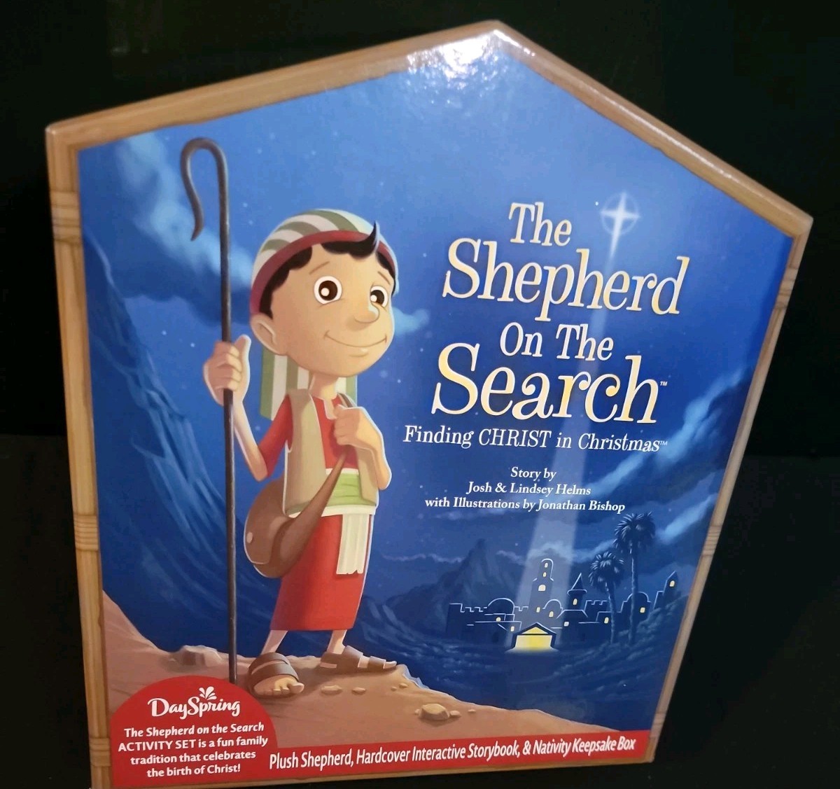 The Shepherd on the Search Advent Book Set with Plush, Book And Nativity Box NEW
