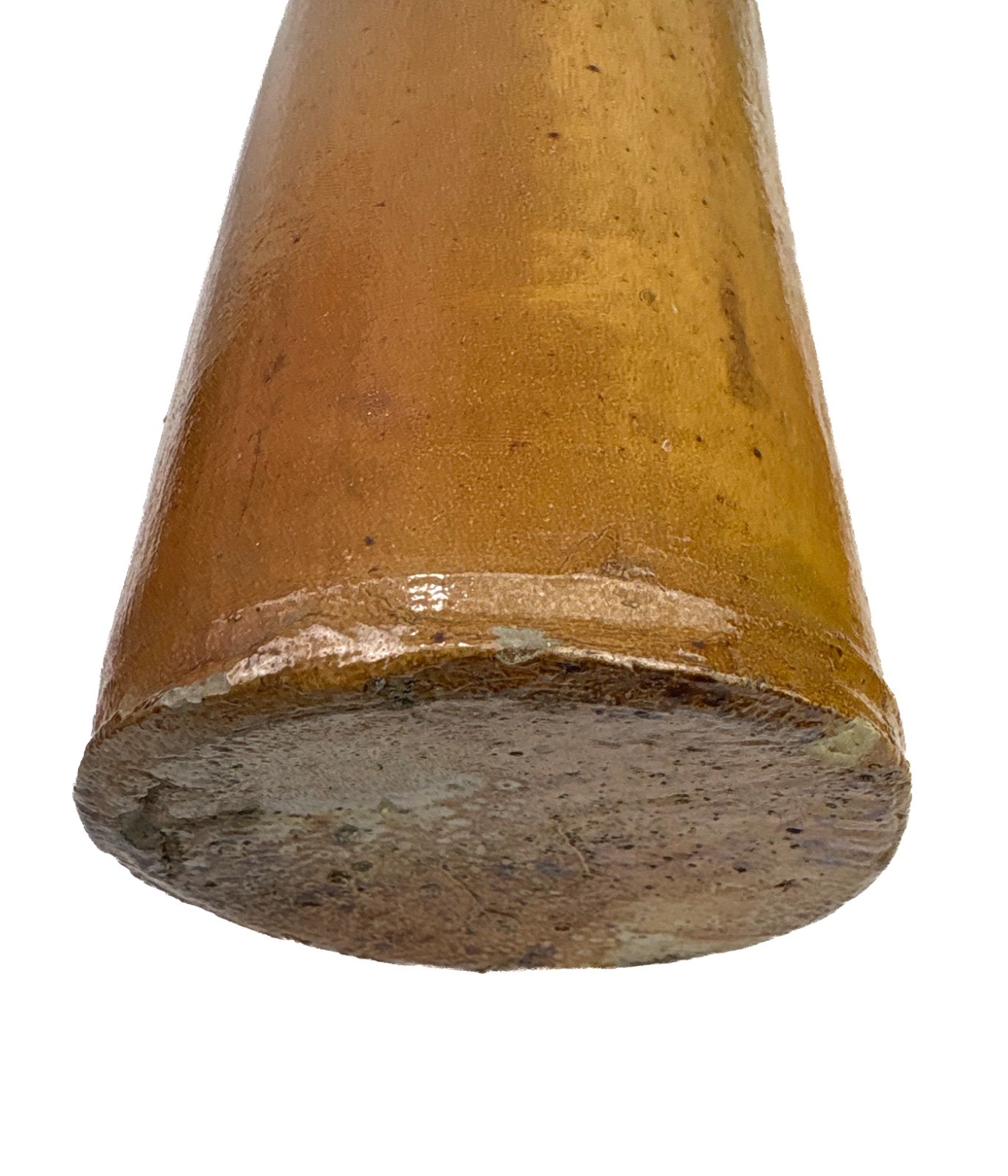 Antique German Salt Glazed Stoneware Water Bottle Rhenser Rhens 1870s-1890s