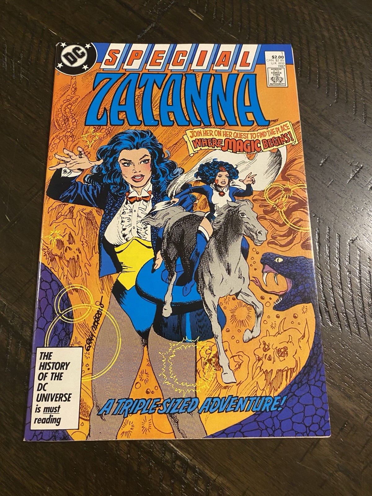 Zatanna Special 1 1987 Gray Morrow DC Gemini Ship
