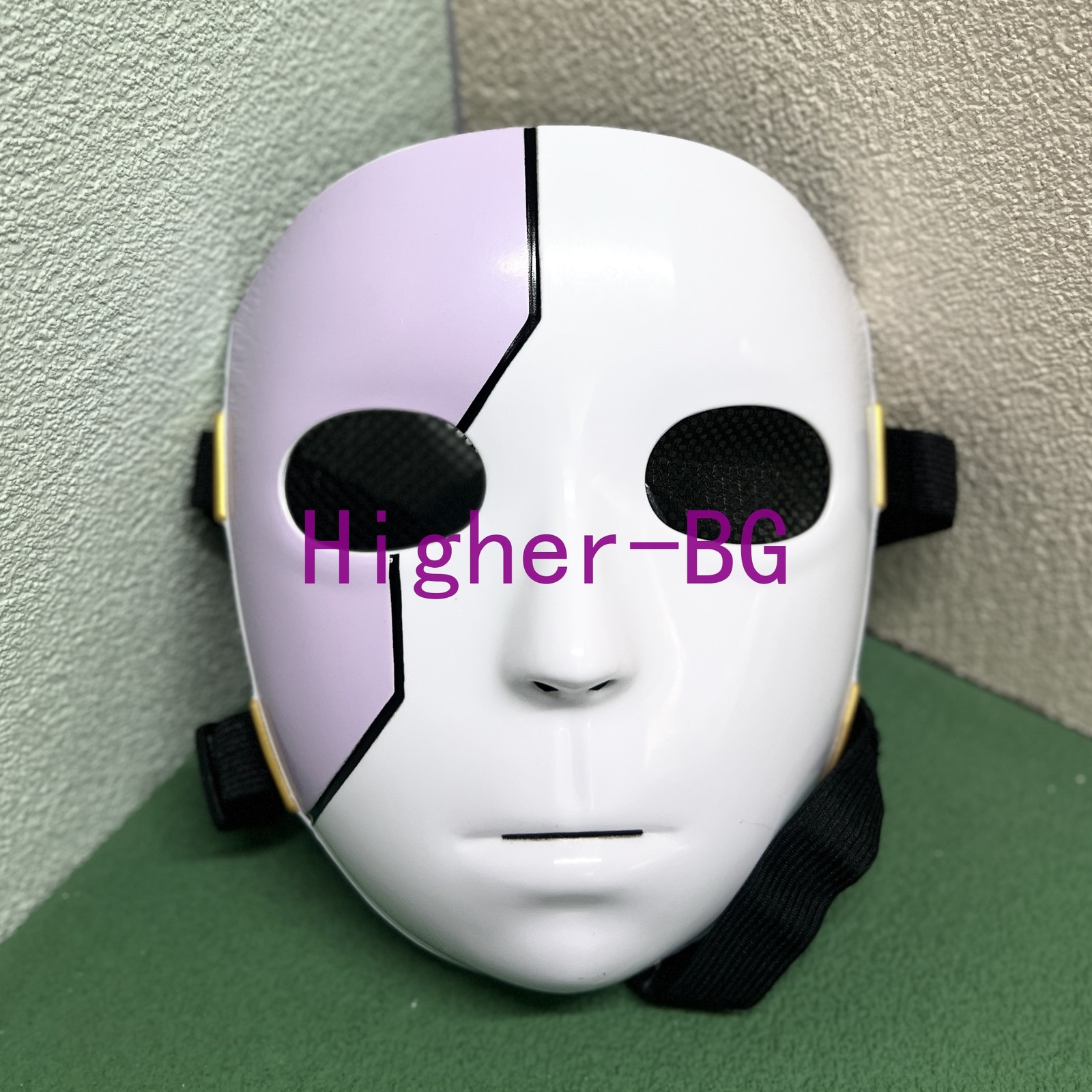 1pcs Sally Face Purple Adjustable Mask Cosplay Party Props Mask