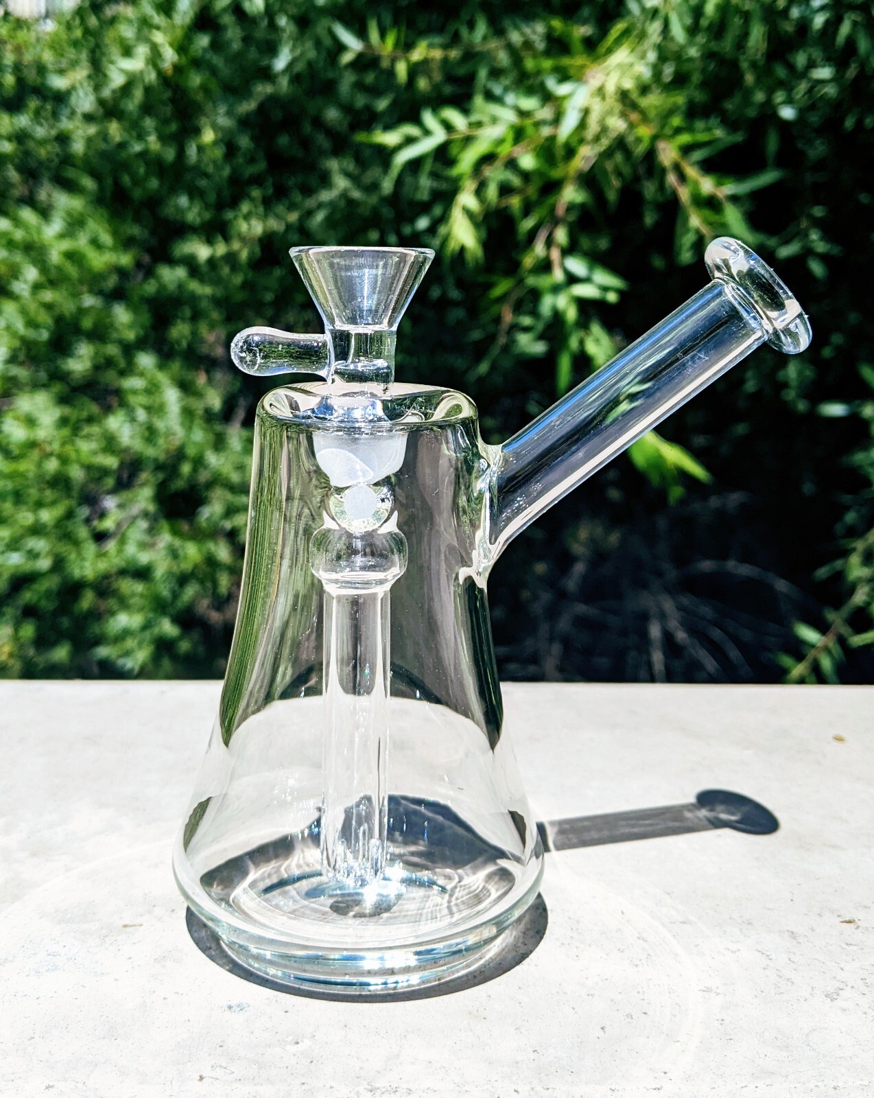 5.5″ Thick Hammer Glass Bubbler Bong Carb Hole Premium Quality Water Pipe Hookah