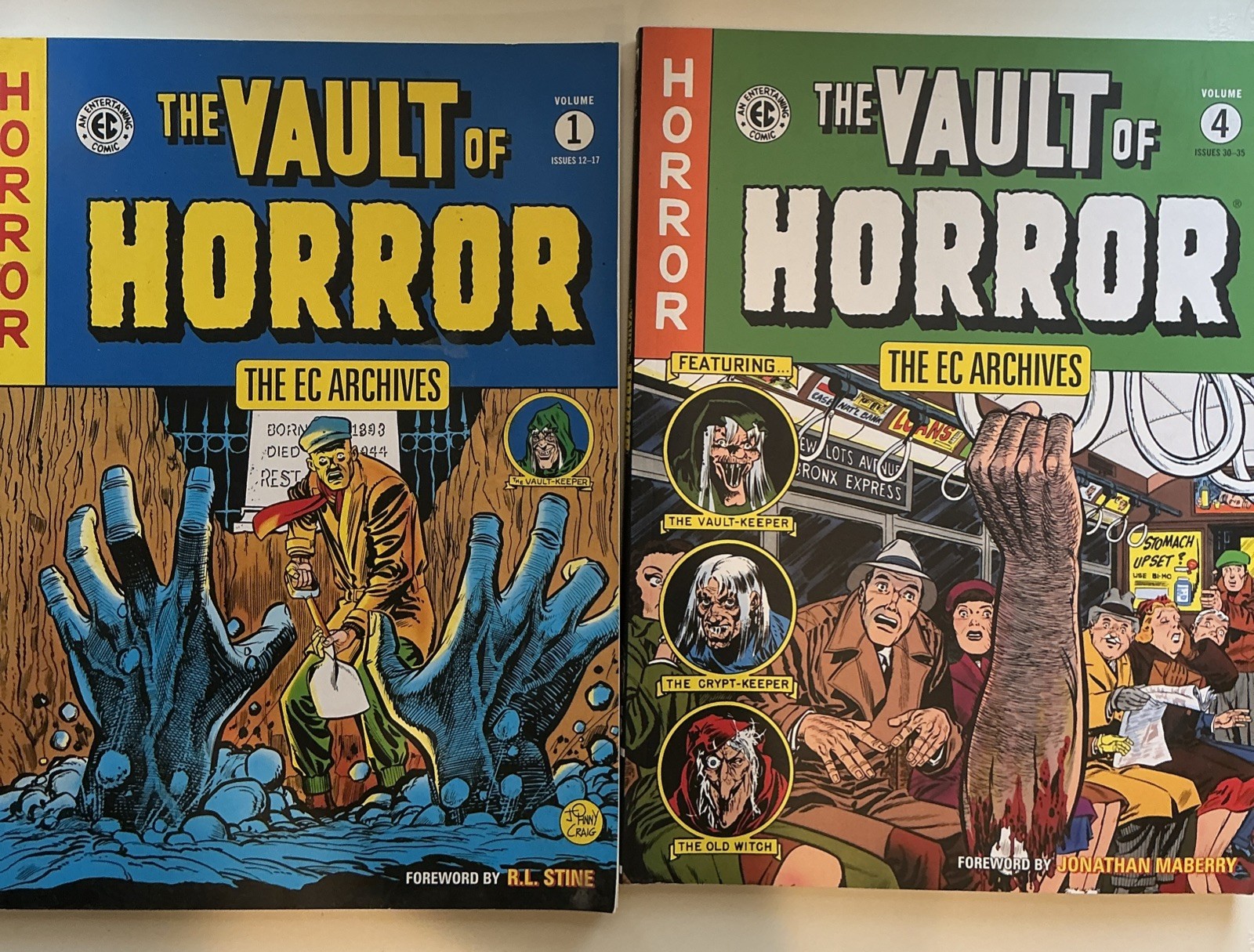 EC Archives: The Vault of Horror Volumes 1 & 4 – Dark Horse RL Stine Softcover