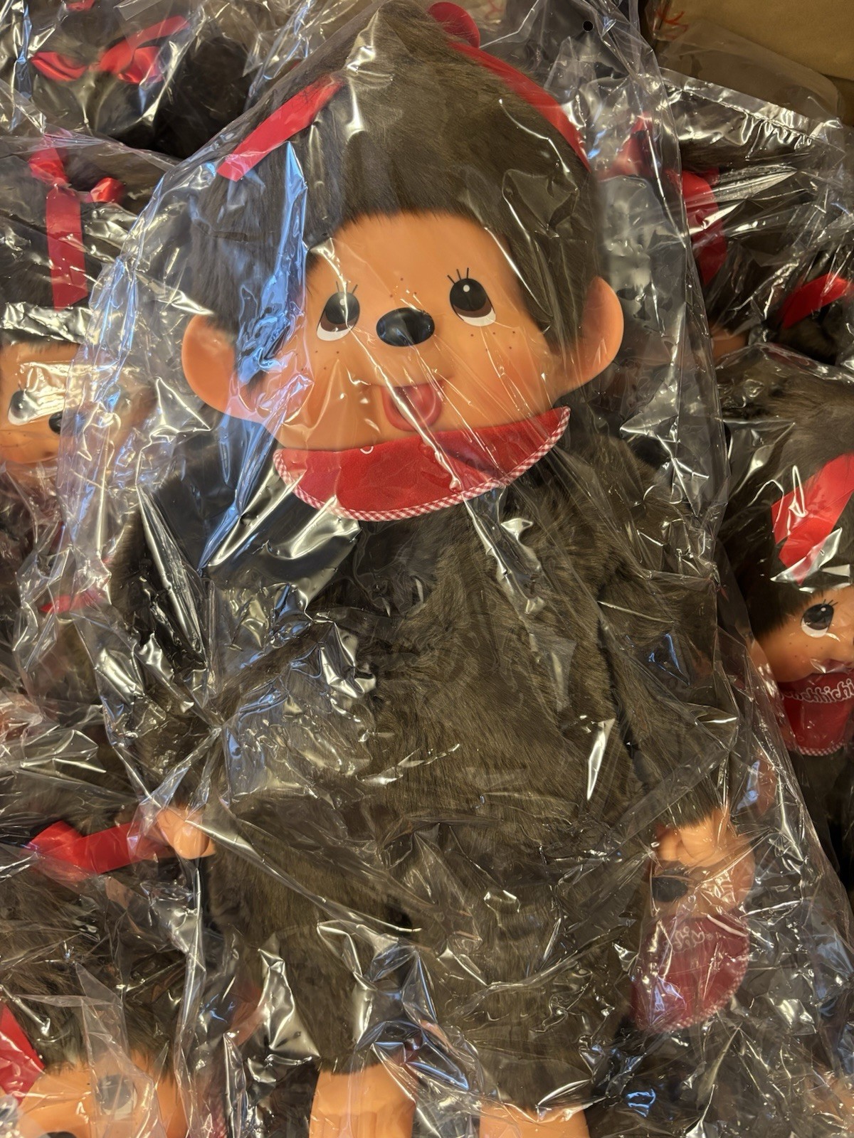 Sekiguchi Monchhichi Premium Standard 2L Size Brown Girl
