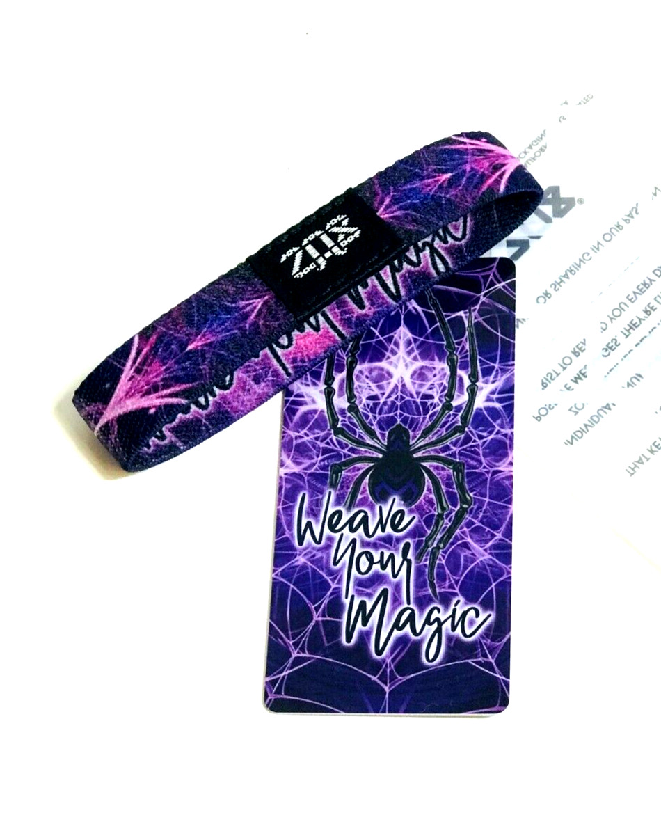 ZOX **WEAVE YOUR MAGIC** Silver Single Large Wristband w/Card NIP