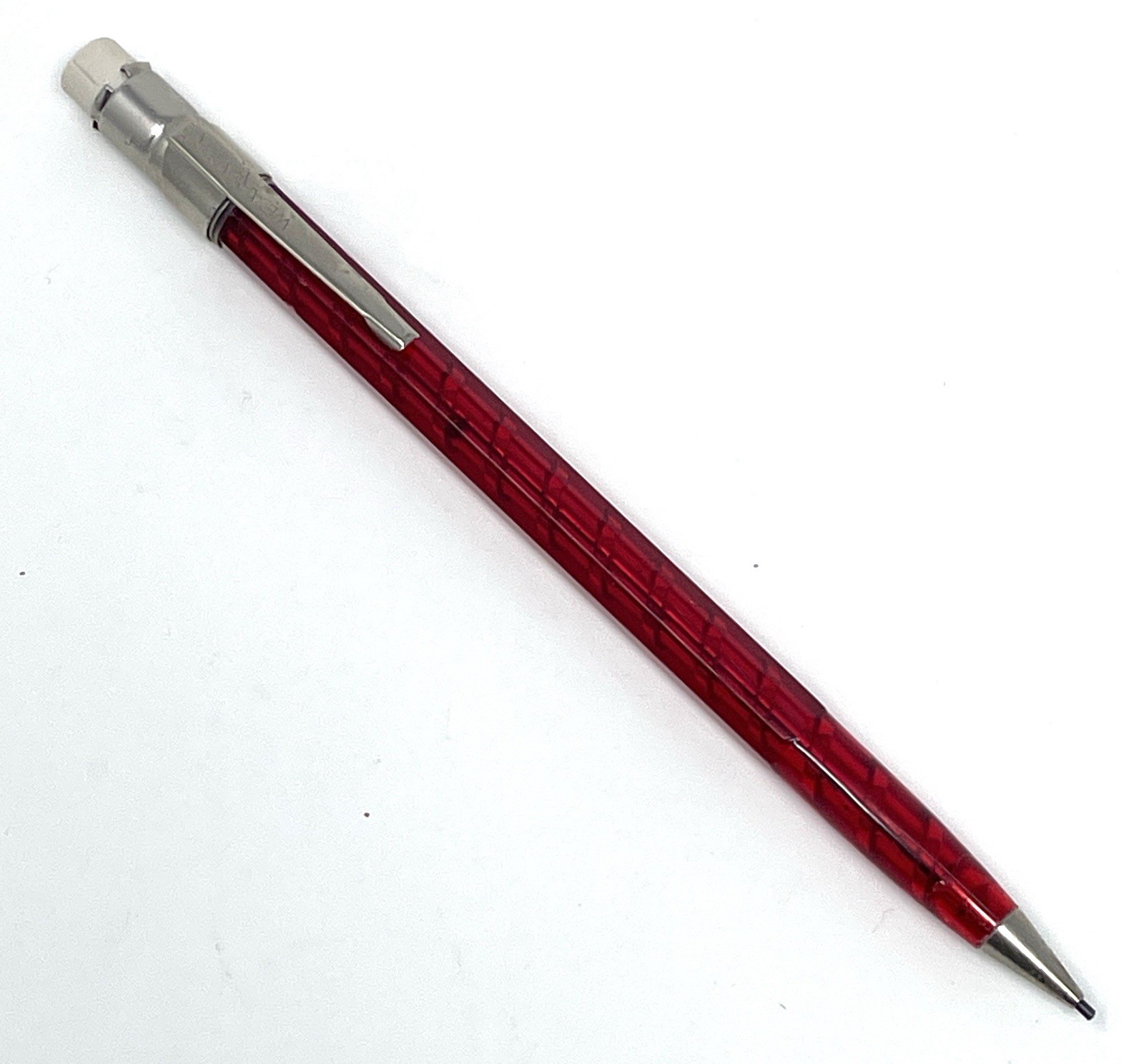 Vintage Red Translucent Mechanical Pencil Continuous Twist Wearever