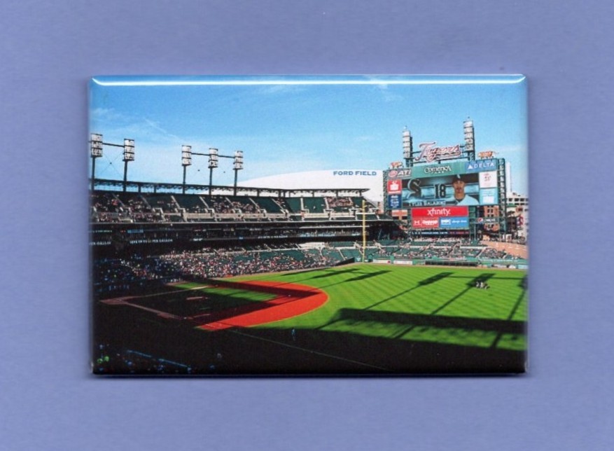 COMERICA PARK *2X3 FRIDGE MAGNET* DETROIT TIGERS MLB FIELD BASEBALL MAJOR LEAGUE