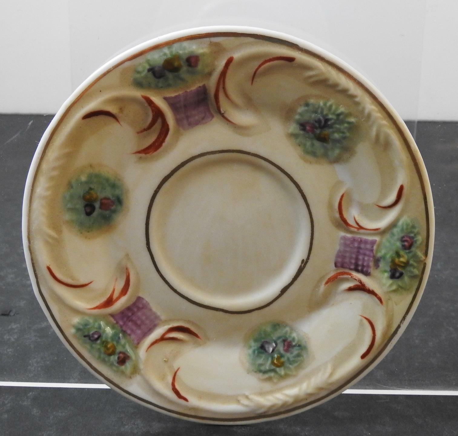 Vintage R Capodimonte Cherub Saucer About 5 3/4″ P16