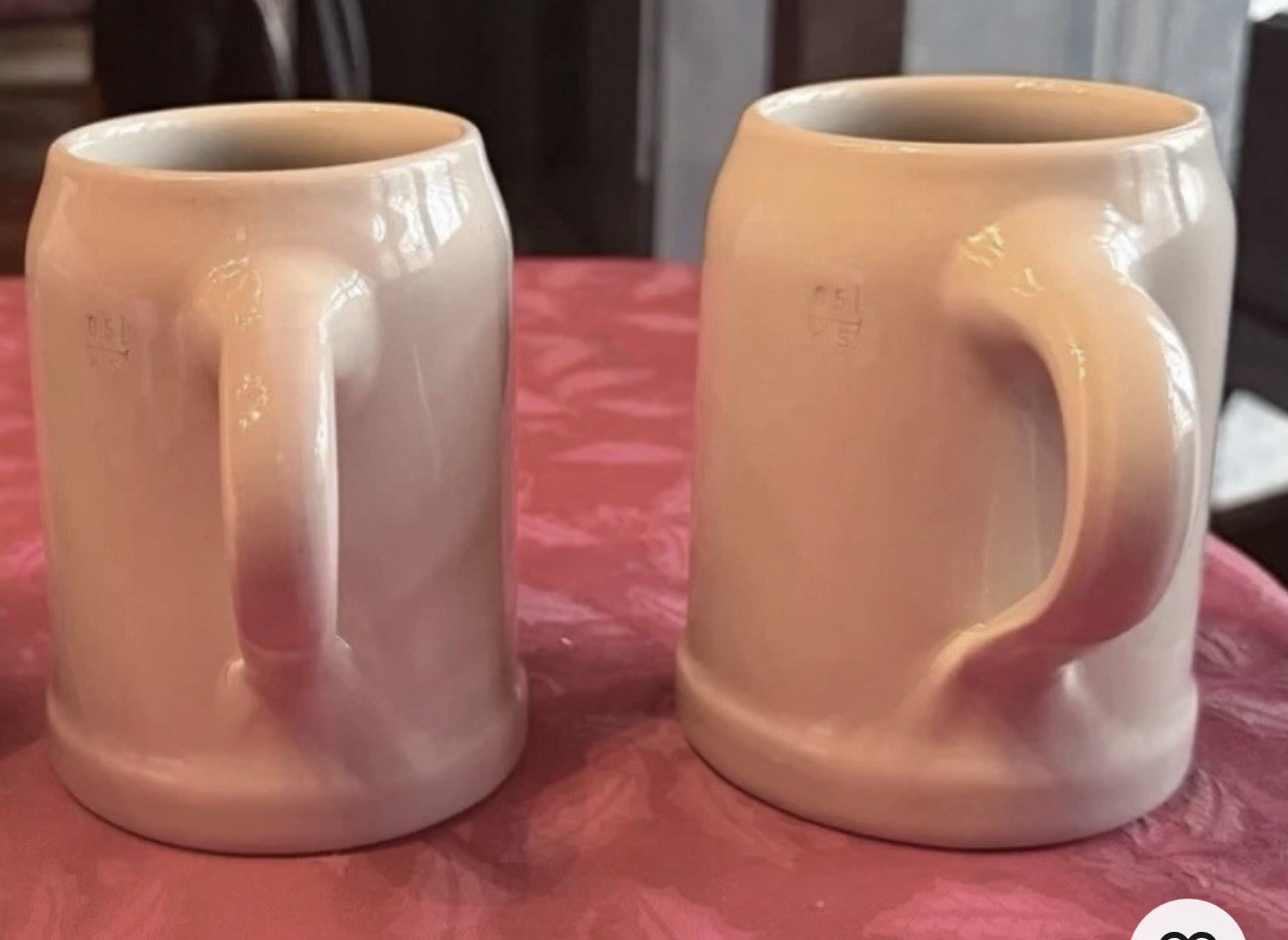 New! Authentic German Brewery Mugs, Only 2 now available, Don’t Wait to Buy!