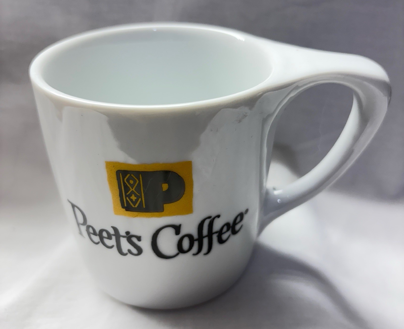 Peet’s Coffee White With Logo Coffee Mug #5