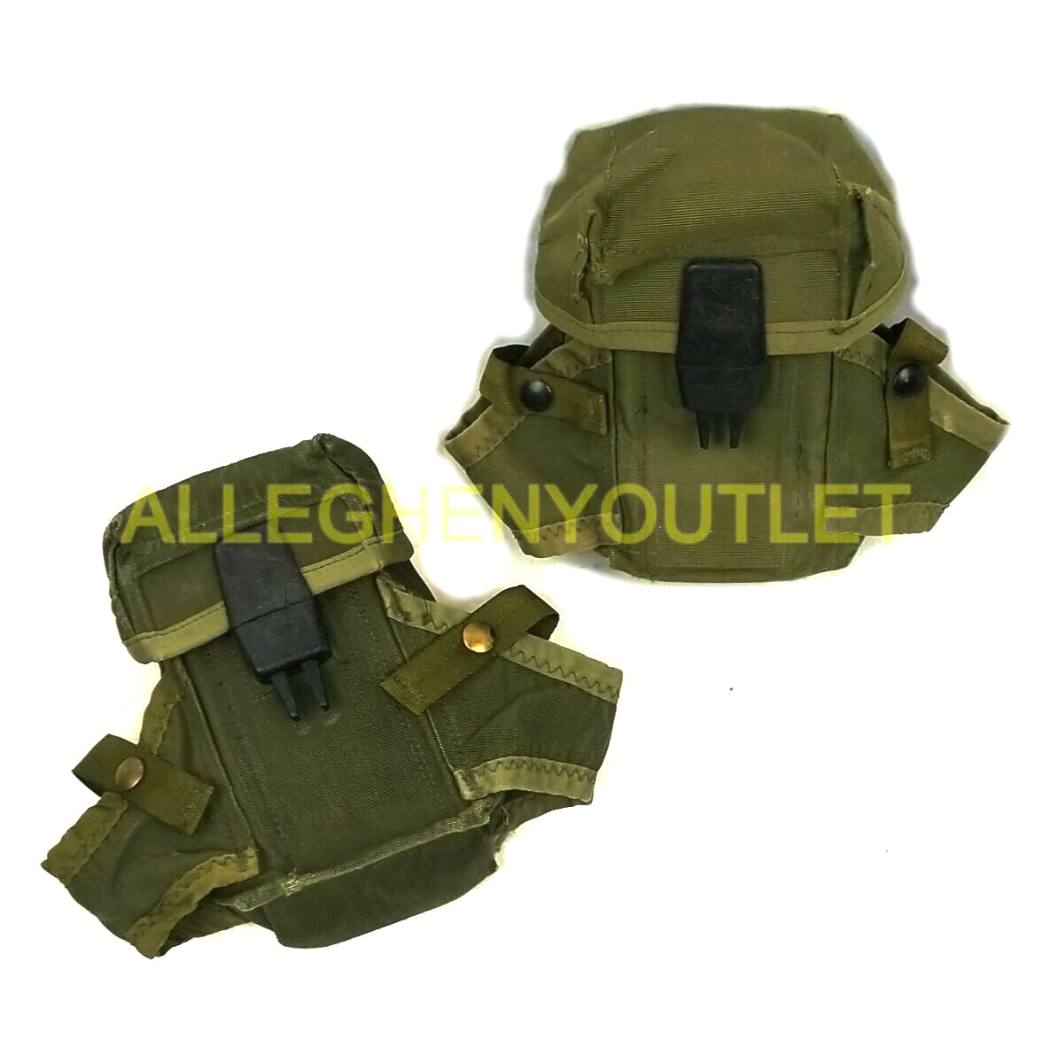 2 – US Military Alice Magazine Pouch LC1 Small Arms Ammo Case 30 LCI Mag + Clips