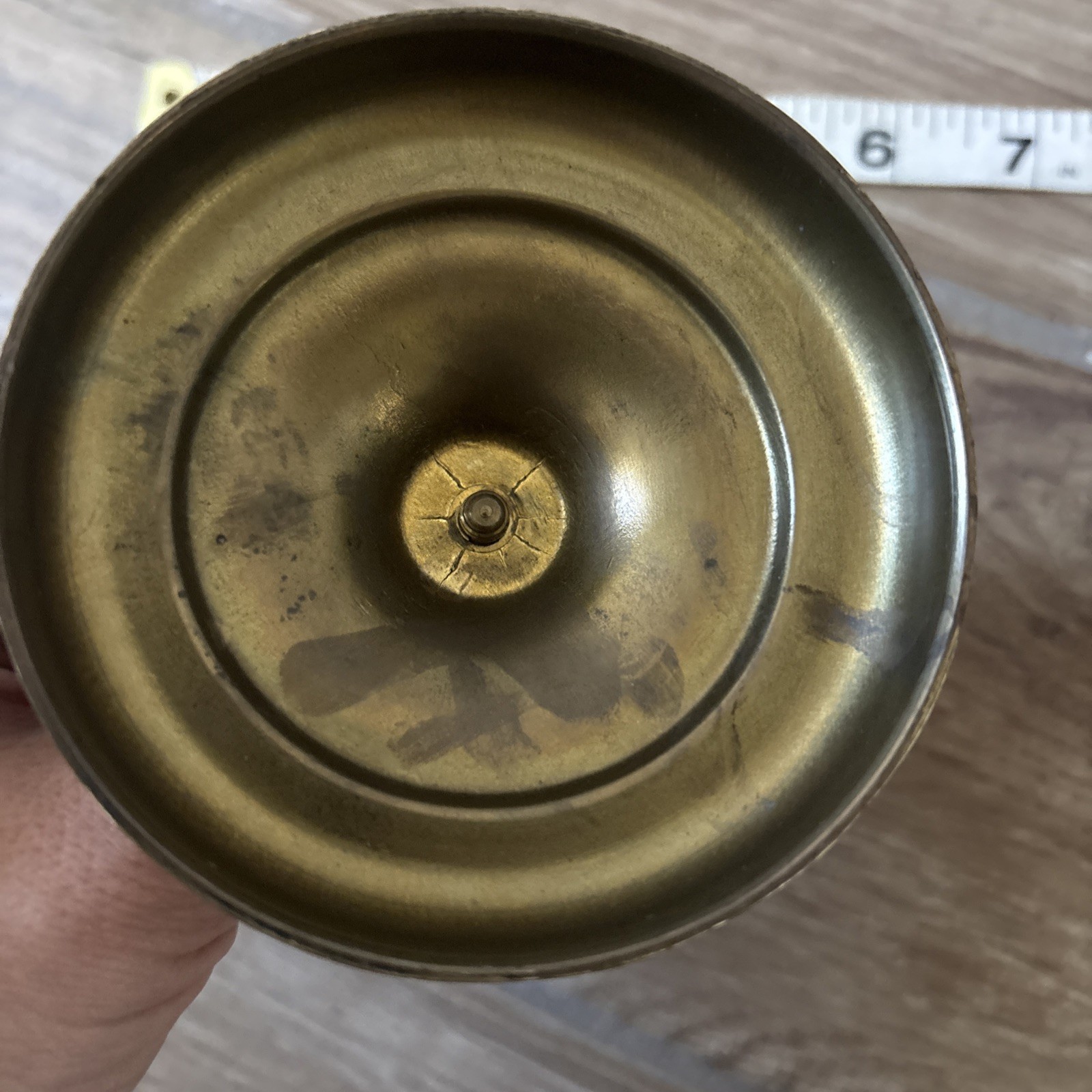 Hosley Taper Solid Brass Candlestick Holder 3.5″ Tall