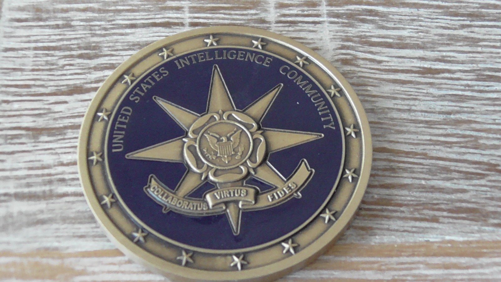 CIA Central Intelligence Agency US Intelligence Community Challenge Coin #D831