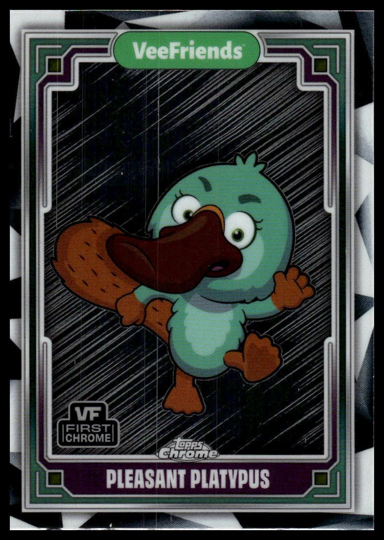 2025 Topps Chrome VeeFriends Pleasant Platypus #87