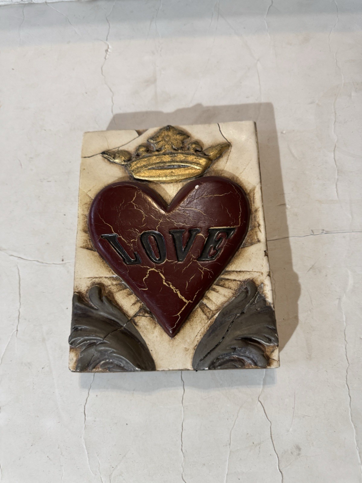 Vintage Sid Dickens Plaster Memory Block T-156 ~Crown 8×6 In.