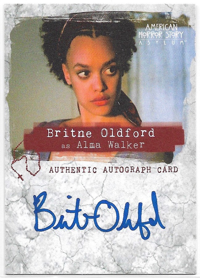 American Horror Story Asylum ~ BRITNE OLDFORD Autograph ABOS Alma #28/50 SDCC