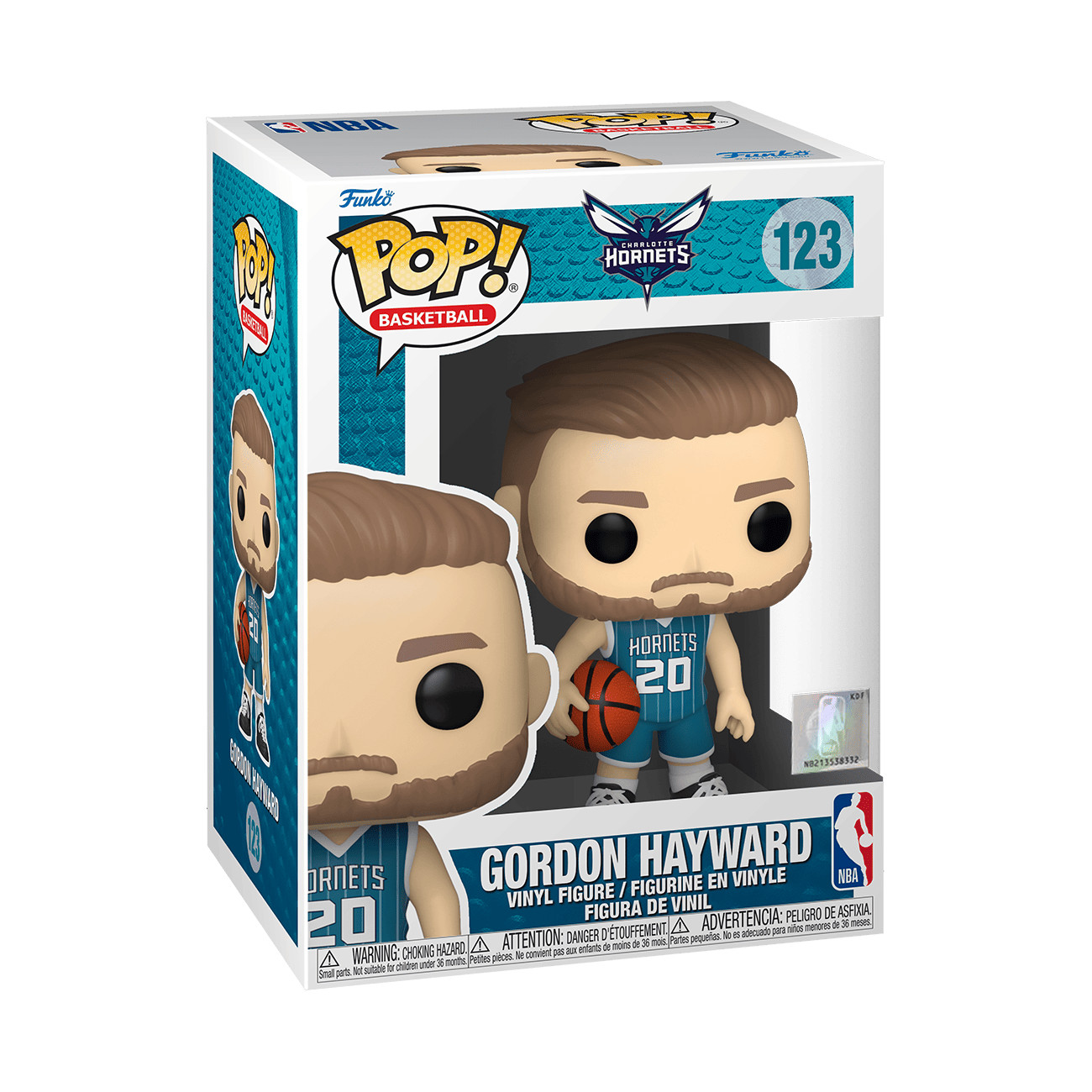 Funko POP: NBA Charlotte Hornets Gordon Hayward Basketball #123