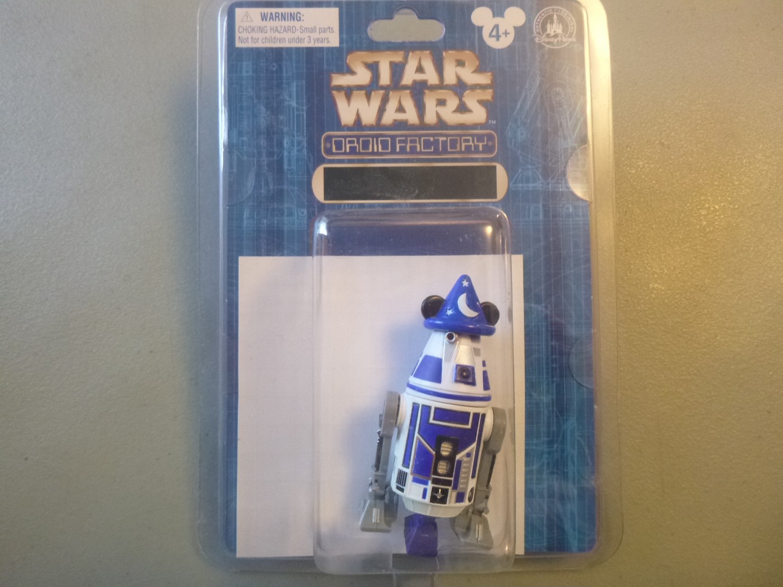 Star Wars Droid Factory – Astromech – Blue, White & Gray with Sorcerer Ear Hat