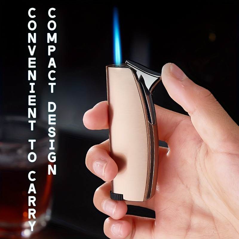 2x Compact & Refillable Butane Lighter Set – Perfect for BBQs, Camping, and More