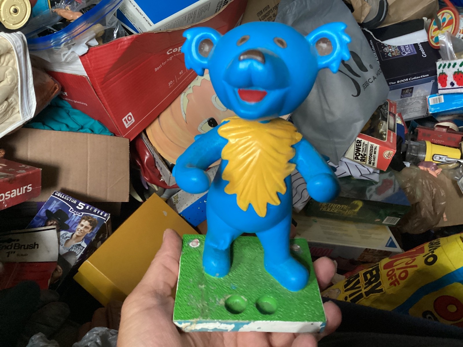 Grateful Dead Dancing Blue Bear Bobblehead Kollectico damaged