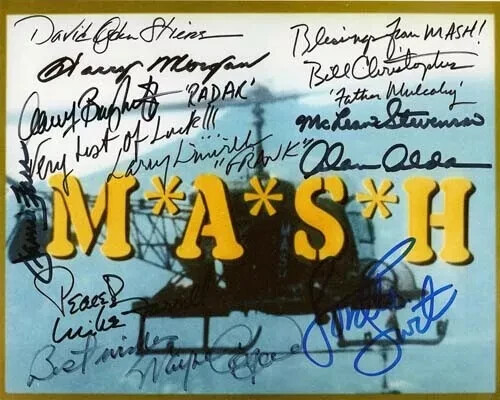 MASH CAST SIGNED PHOTO AUTOGRAPH ORIGINAL SIGNATURE POSTER 8.5X11 REPRINT