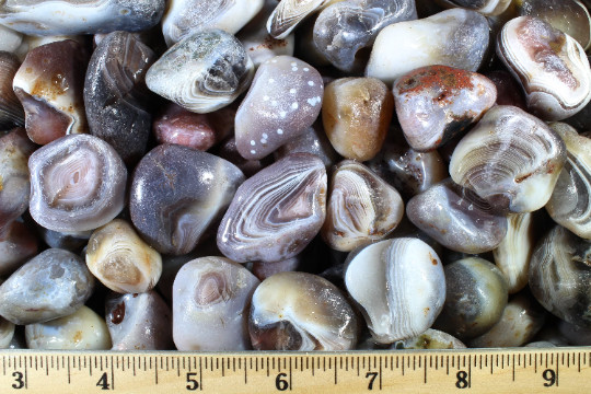 Gray Botswana Agate – Rough Rocks for Tumbling – Bulk Wholesale 1 LB+ options