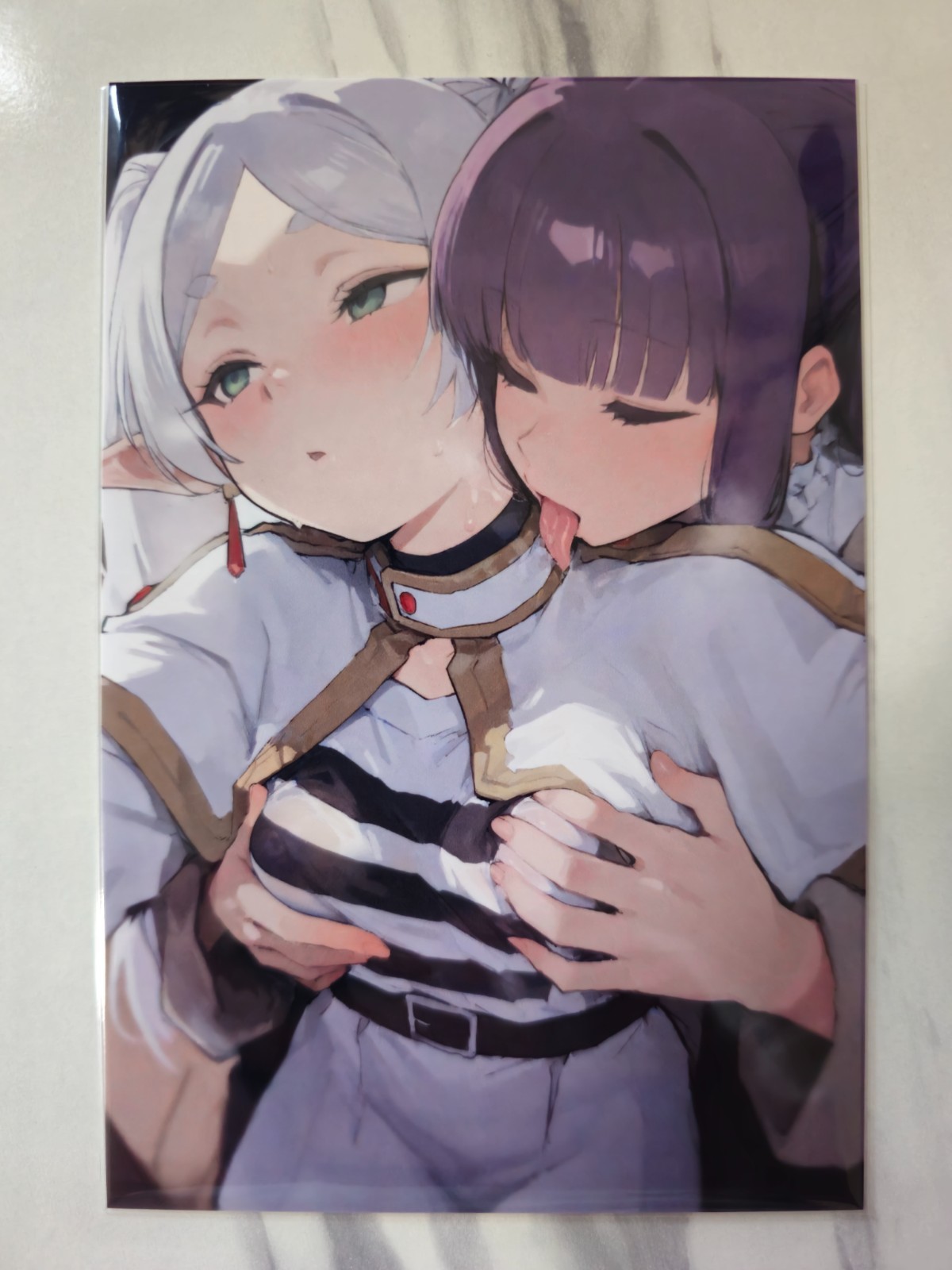 Anime Waifu Glossy Photo Art Print [6×4] – Frieren & Fern