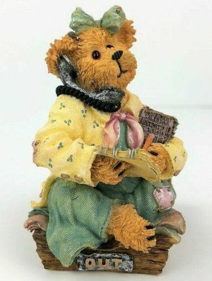 BOYDS RESIN BEARSTONE FIGURINE – INEEDA BREAK …OVERWORKED