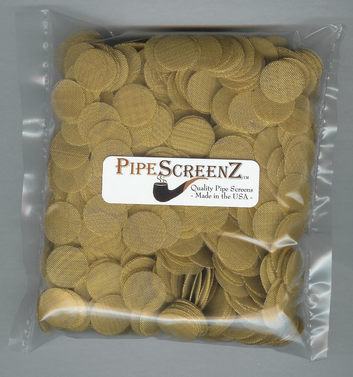 PIPESCREENZ™ BRAND! 5000 (5X 1000 Count) .750″(3/4″) Bulk Lot BRASS PIPE SCREENS