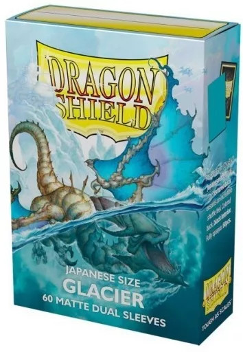 Arcane Tinmen Dragon Shield Japanese Size Dual Matte Card Sleeves Glacier