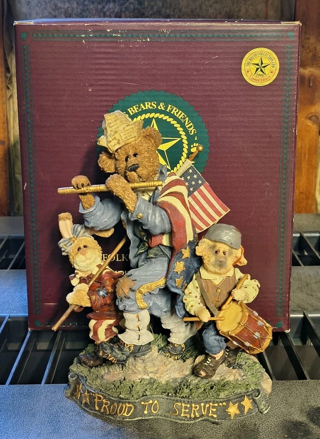 Boyd’s Bears & Friends Resin Figures – Lot Of 5 With Boxes
