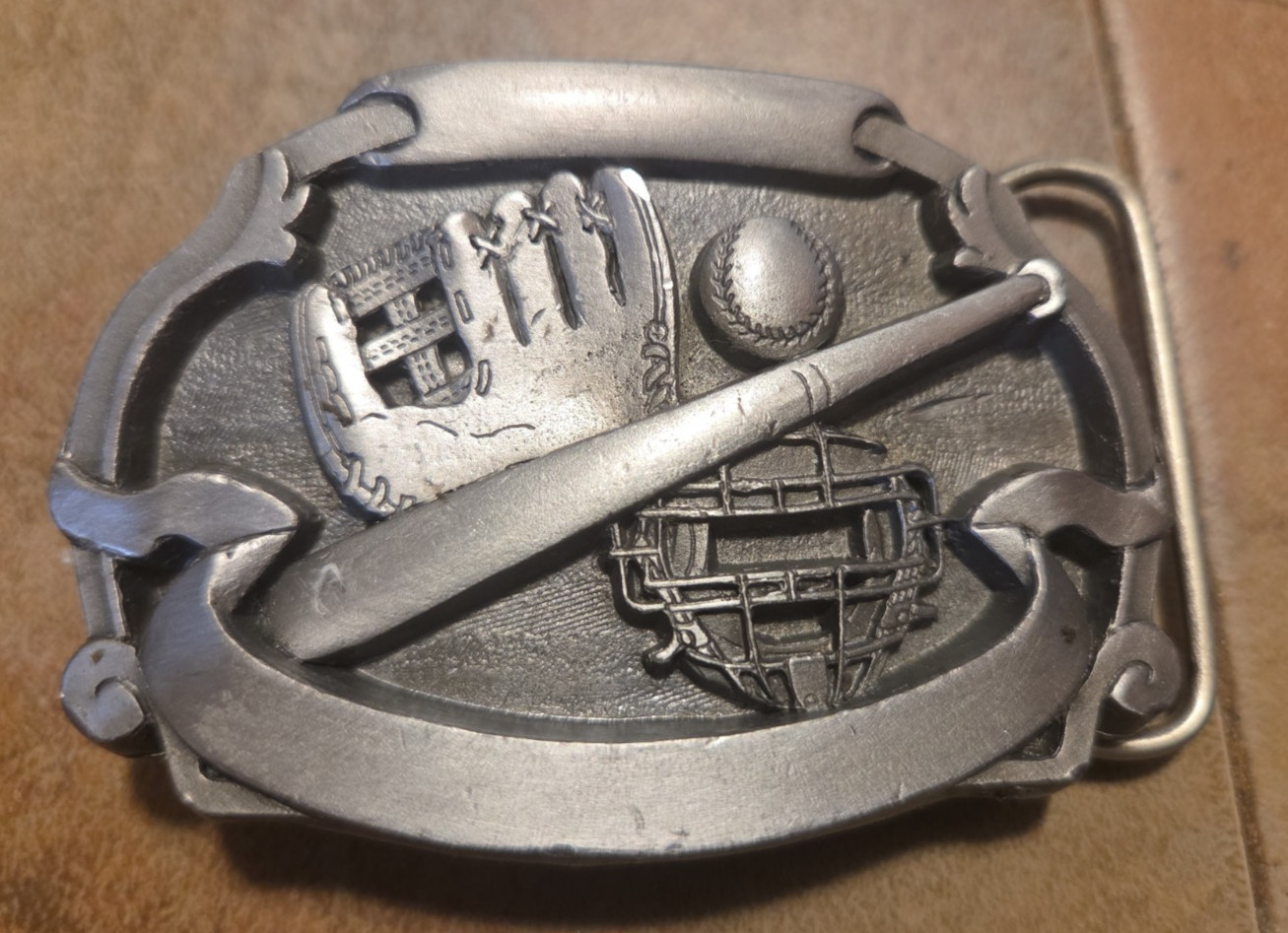 Baseball Bat Glove Mask Buckles of America Belt Buckle Masterpiece Collection