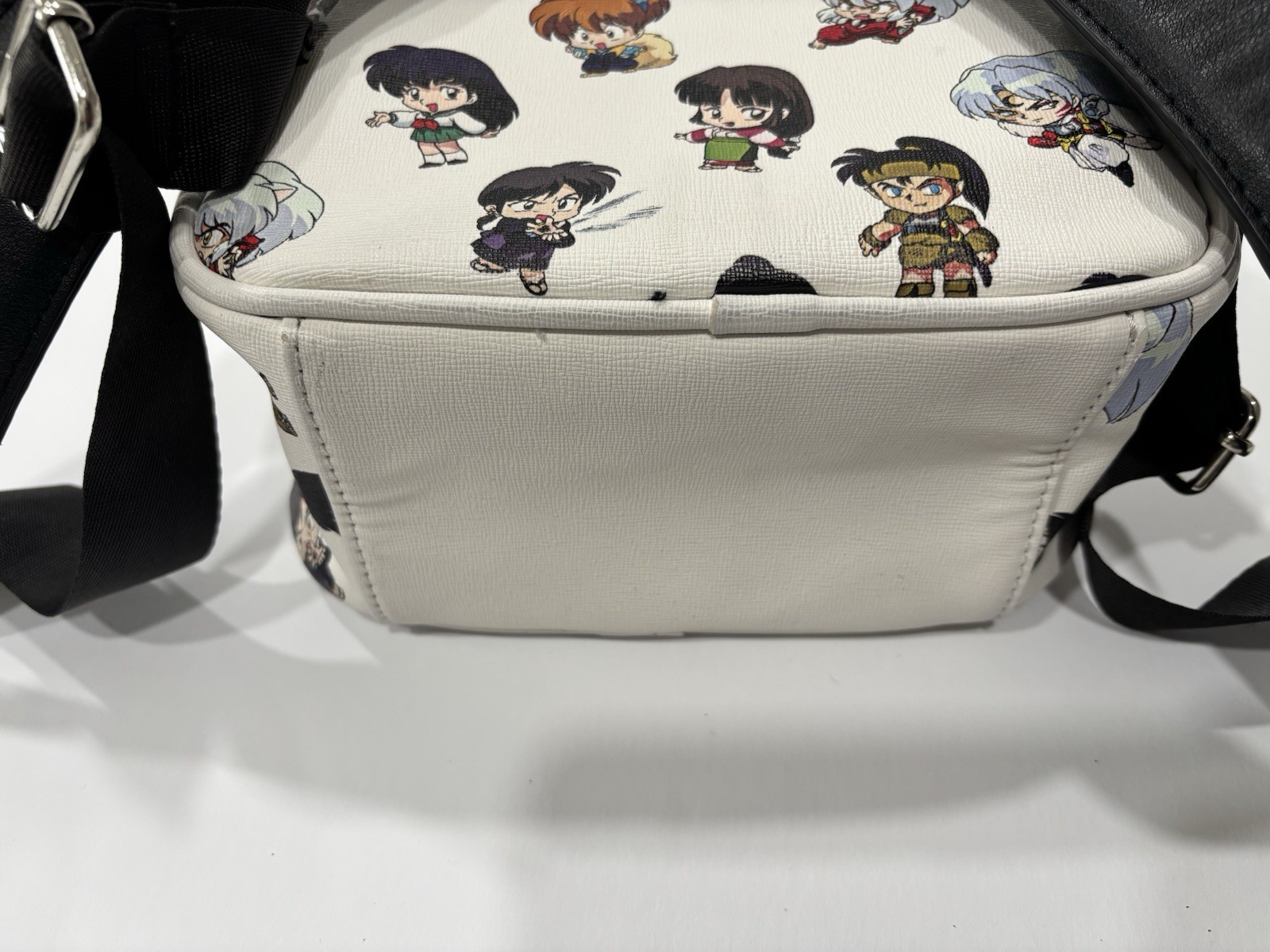 InuYasha Chibi Mini Backpack Anime White Adjustable Casual Bag Licensed