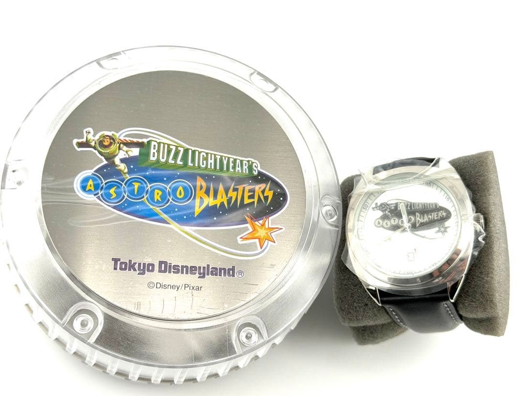 Tokyo Disney Resort Buzz Lightyear Astro Blaster Commemorative Watch Black Belt