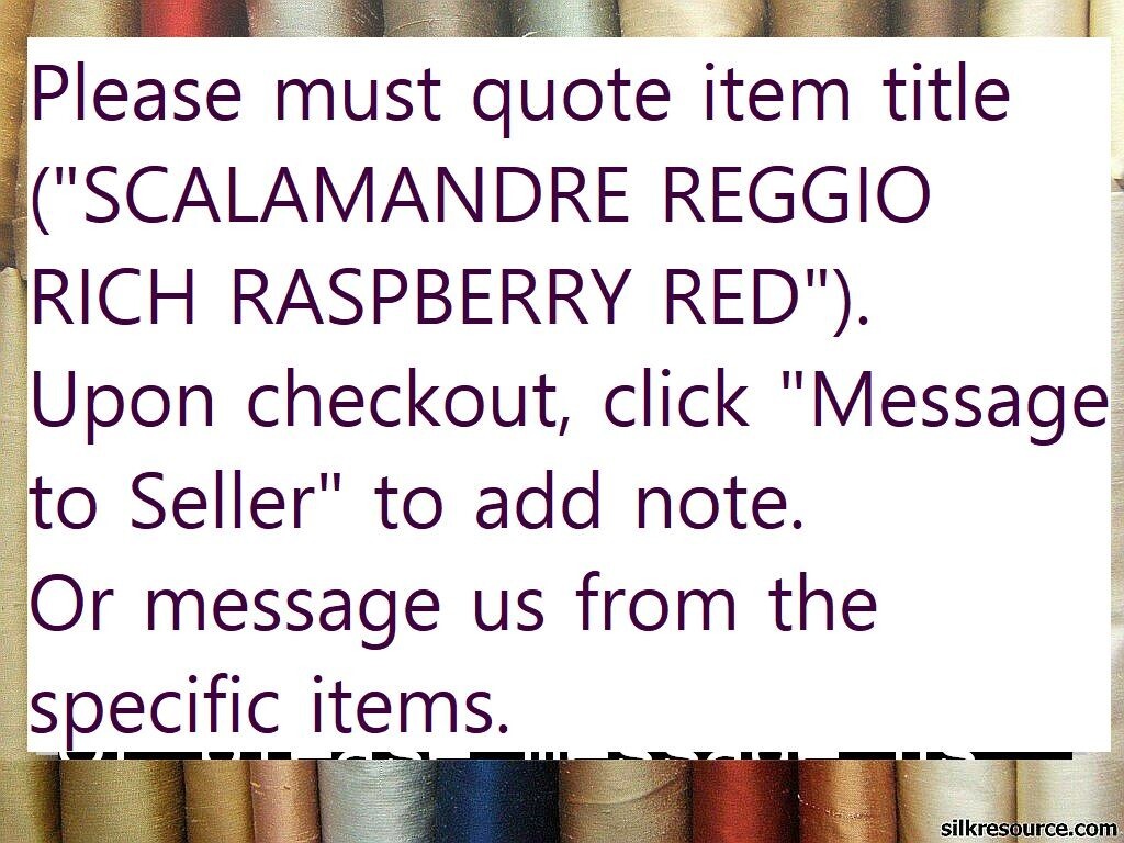 Silkresource Sample Swatch PLEASE QUOTE TITLE in “NOTE TO SELLER” 3×3 inches 5Y