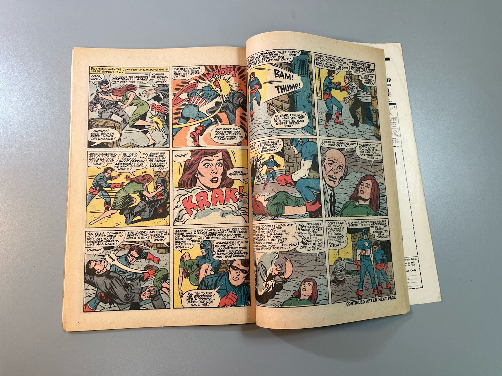 Captain America King-Size #1 1970 🔑Origin Cap retold/Severin Cvr/Kirby interior