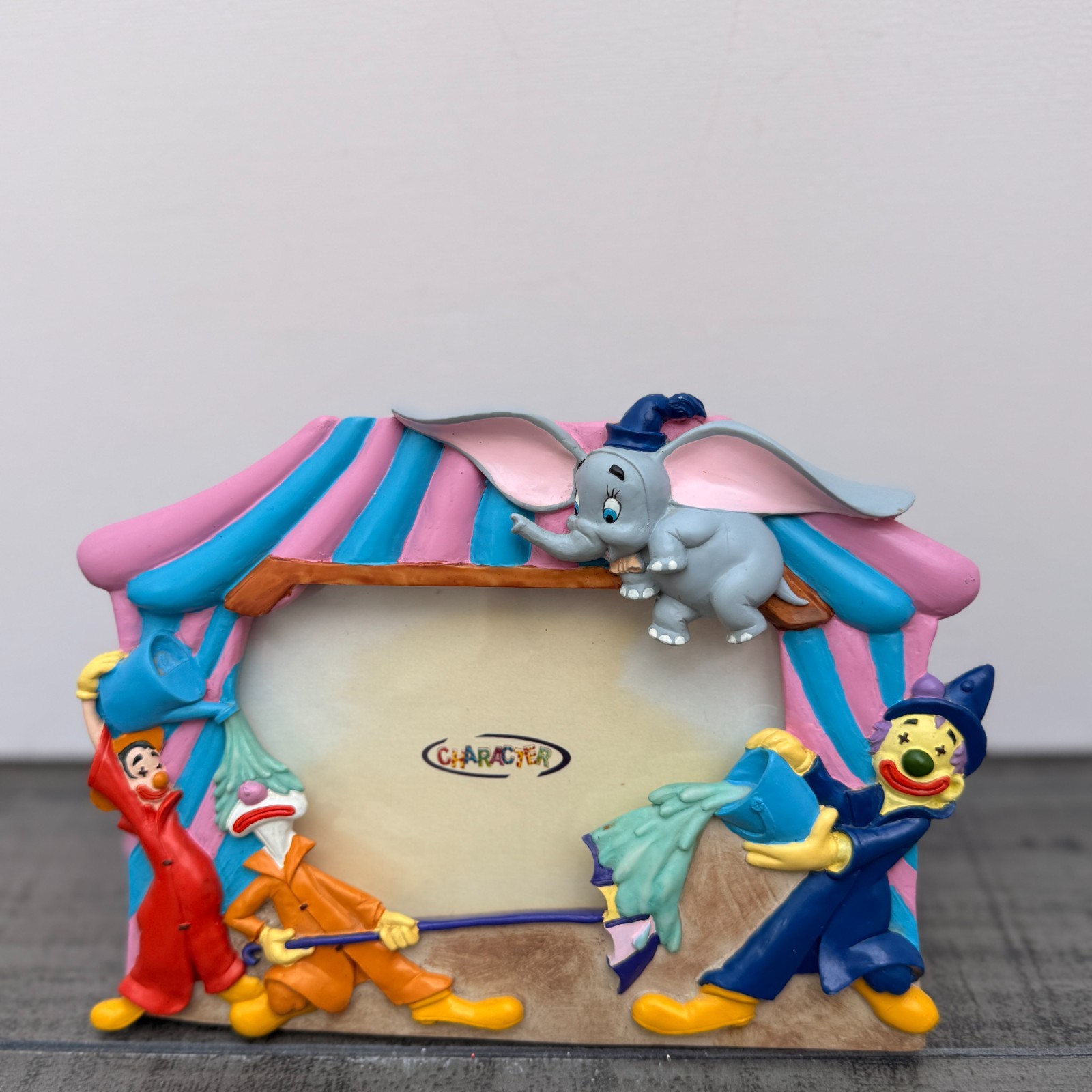 Disney Dumbo Circus Photo Frame Clowns Decorative Colourful Picture Frame 1990s