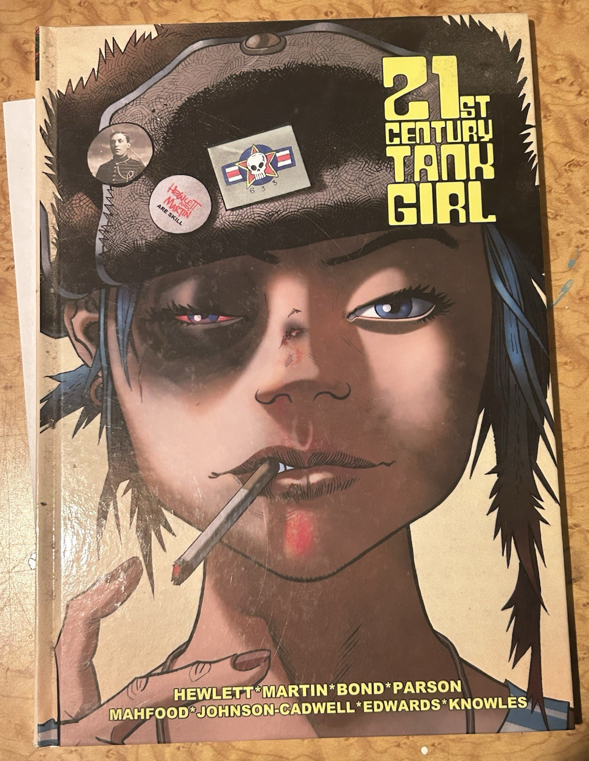 Titan Comics 21st Century Tank Girl Hardcover Graphic Novel by Hewlett & Martin