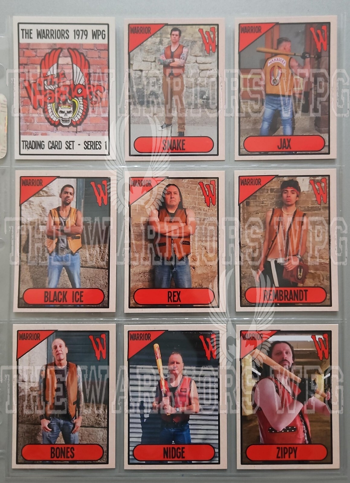 The Warriors Movie Trading Card Set Cosplay