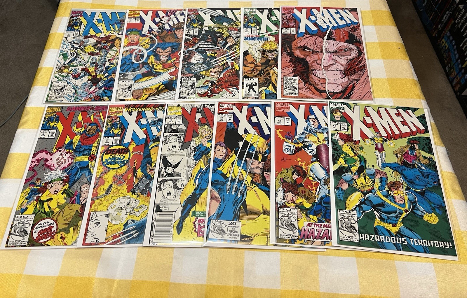 X-Men – Jim Lee Lot! 3-13 (3 4 5 6 7 8 9 10 11 12 13) 1991 NEAR MINT.