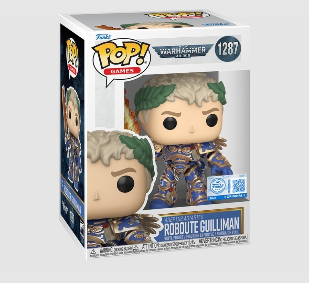 Warhammer 40,000 Funko Pop Roboute Guilliman Exclusive #1287 +Protector Pre-Sale