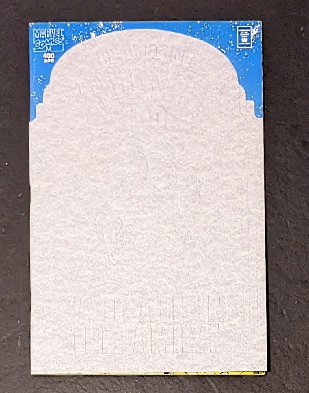 Amazing Spider-Man #400 – Embossed Gray Tombstone Cover – Marvel Comics